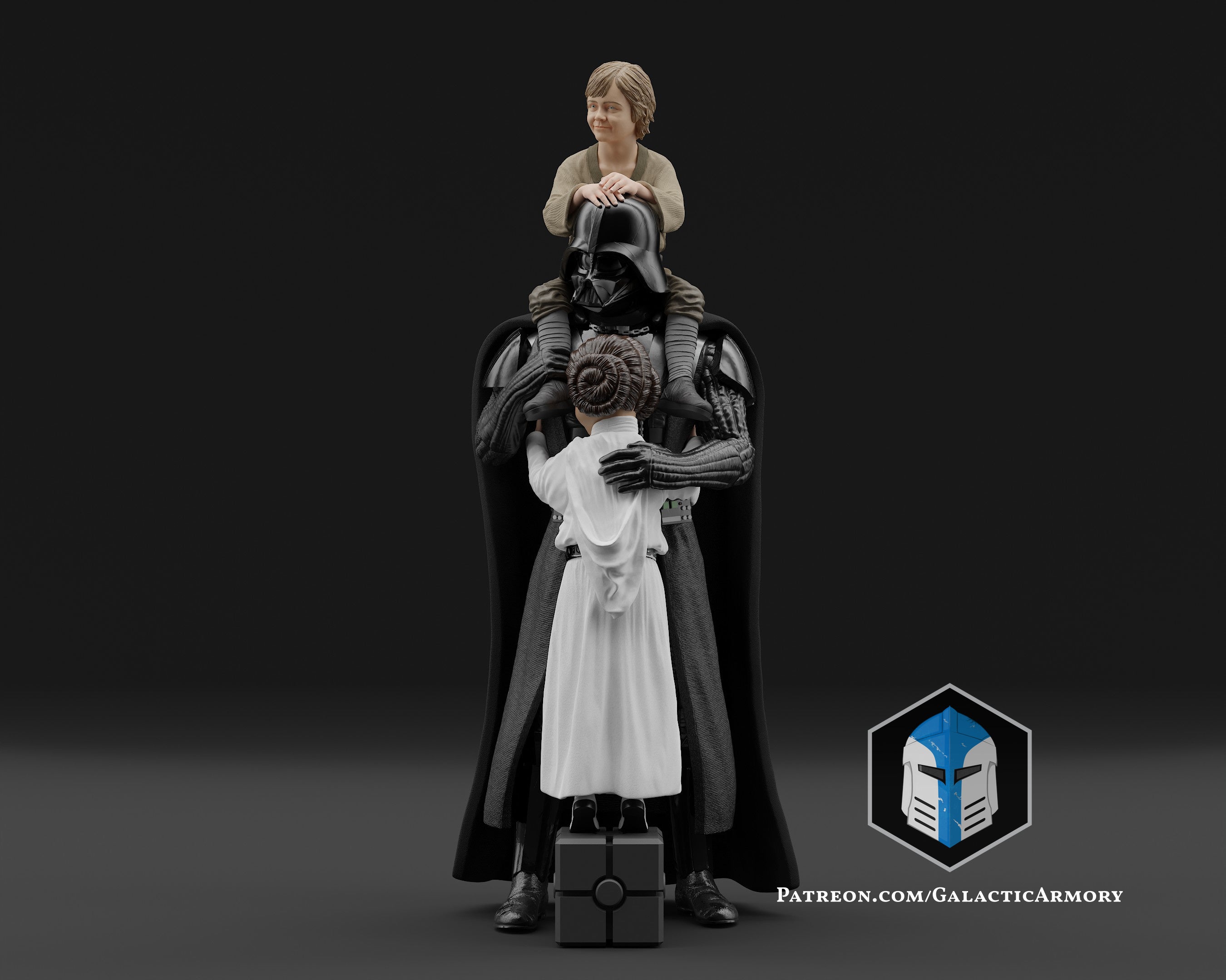 Darth Vader Figurine - Pose 9 - 3D Print Files