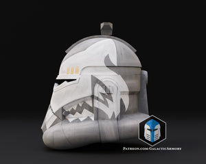 Commander Wolffe Helmet - 3D Print Files - Galactic Armory