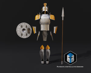 Bartok Medieval Commander Cody Armor - 3D Print Files