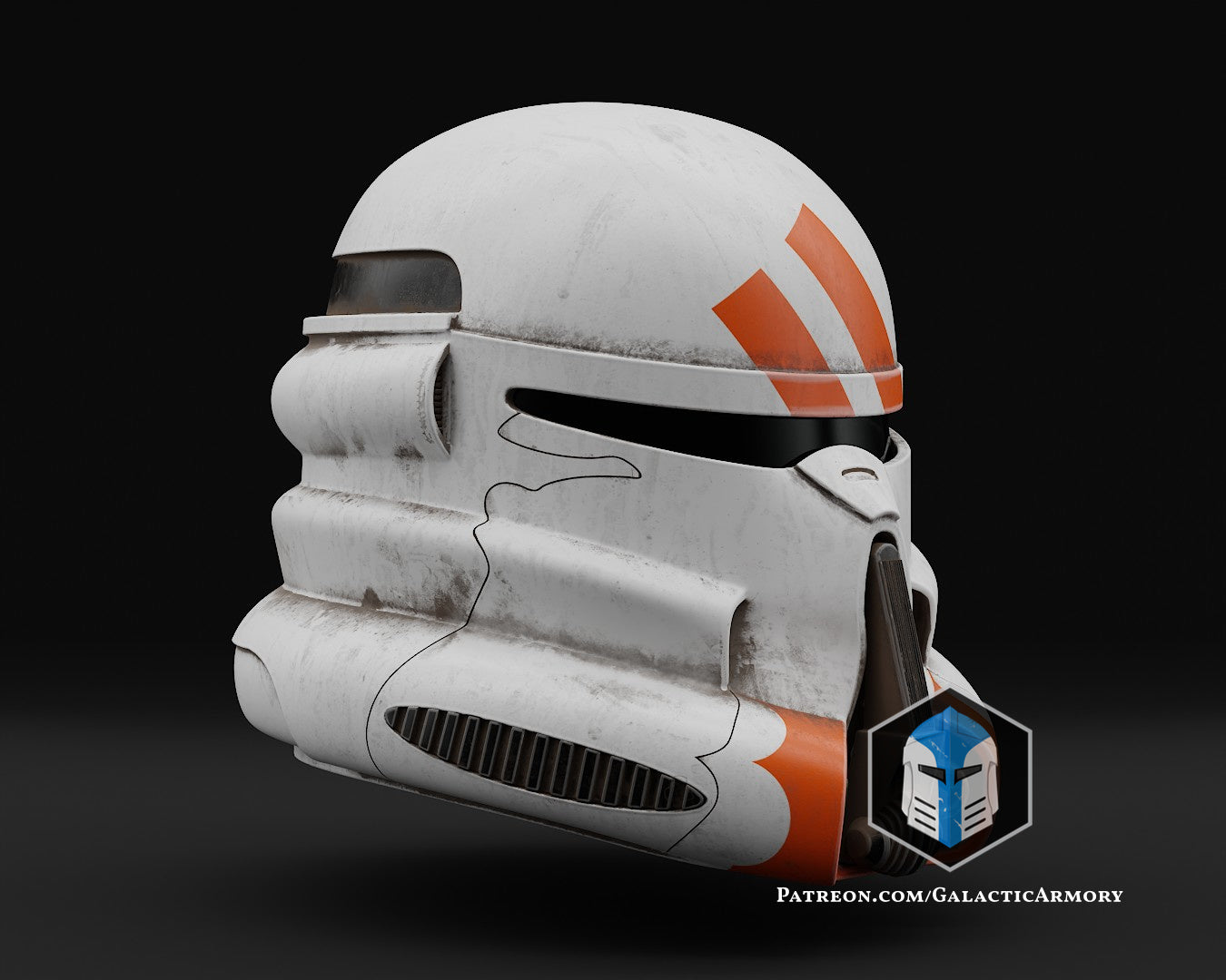 Airborne Clone Trooper Helmet - 3D Print Files - Galactic Armory