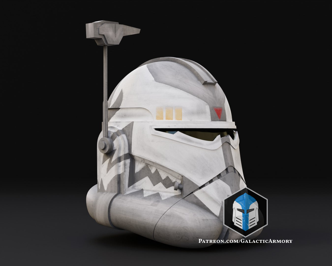 Commander Wolffe Helmet - 3D Print Files - Galactic Armory