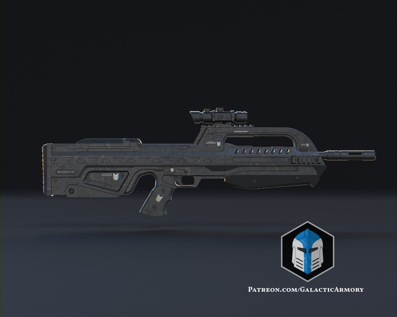 Infinity Battle Rifle Infinite BR75 - 3D Print Files – Galactic Armory