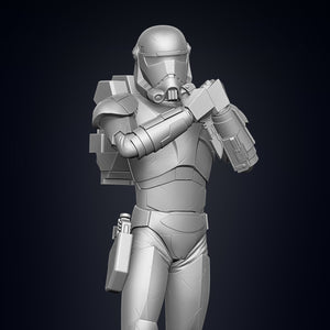 Bad Batch Hunter Figurine - Pose 3 - 3D Print Files - Galactic Armory