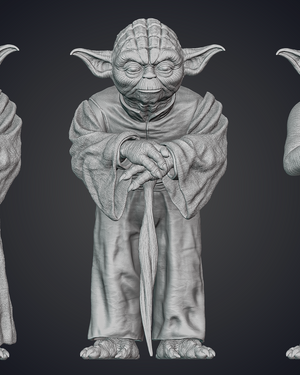 Life Sized Yoda Statue - Pose 2 - DIY