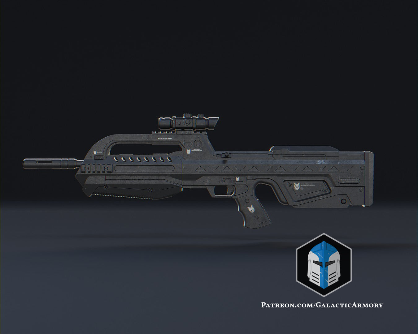 Infinity Battle Rifle Infinite BR75 - 3D Print Files – Galactic Armory