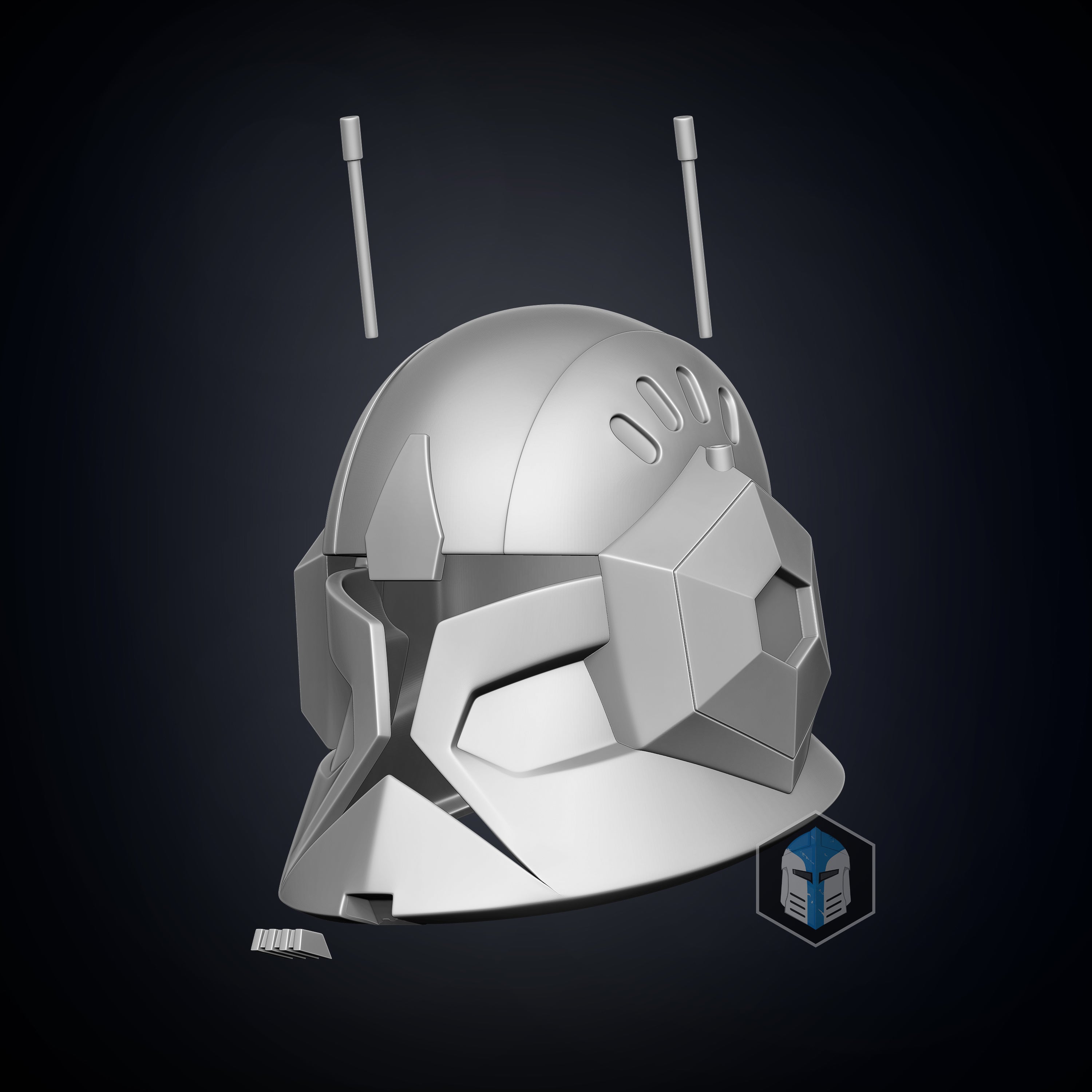 Animated Spec Ops Clone Trooper Helmet - 3D Print Files - Galactic Armory