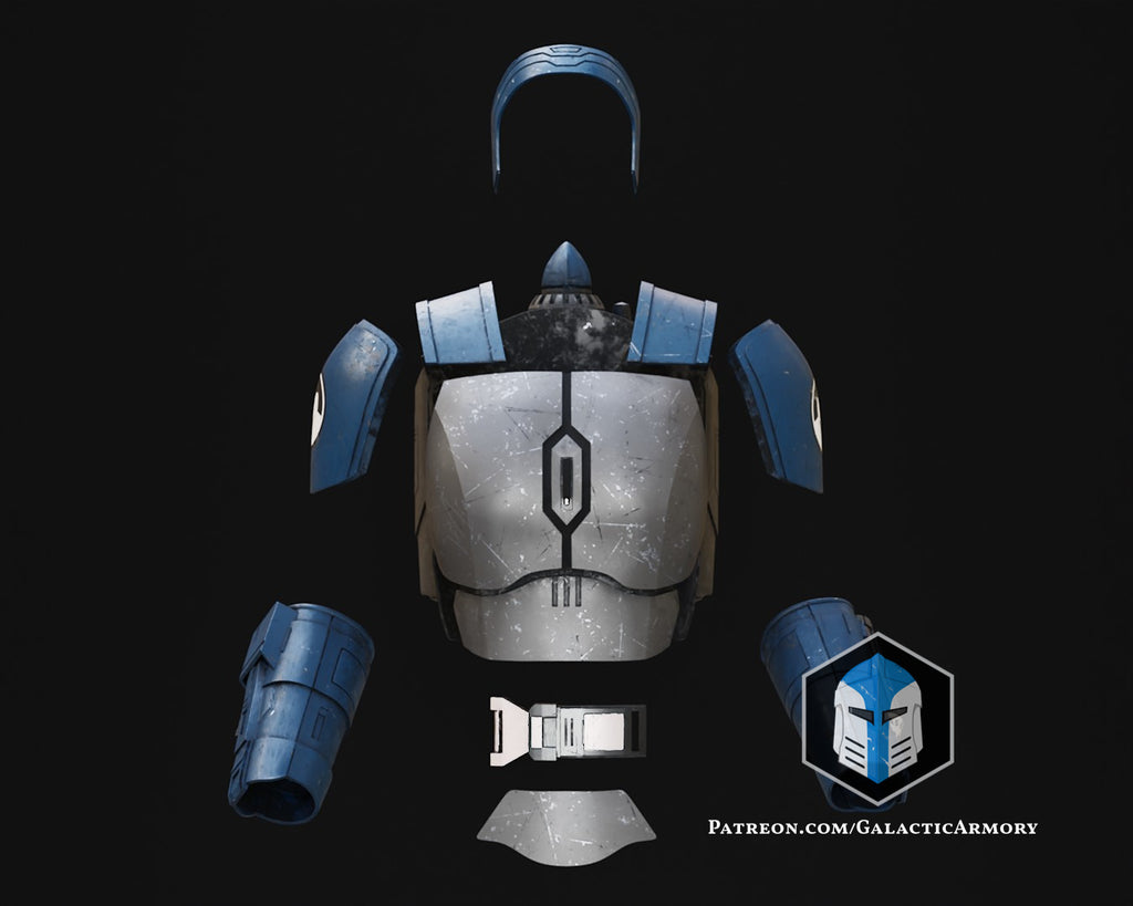 Bo Katan Armor 3D Print Files Galactic Armory