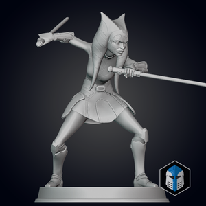 Ahsoka Tano Figurine - Pose 2 - 3D Print Files
