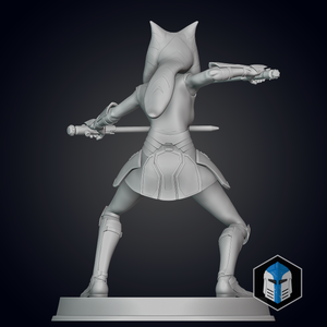 Ahsoka Tano Figurine - Pose 3 - 3D Print Files