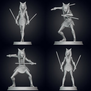 Ahsoka Tano Figurine - Bundle - 3D Print Files