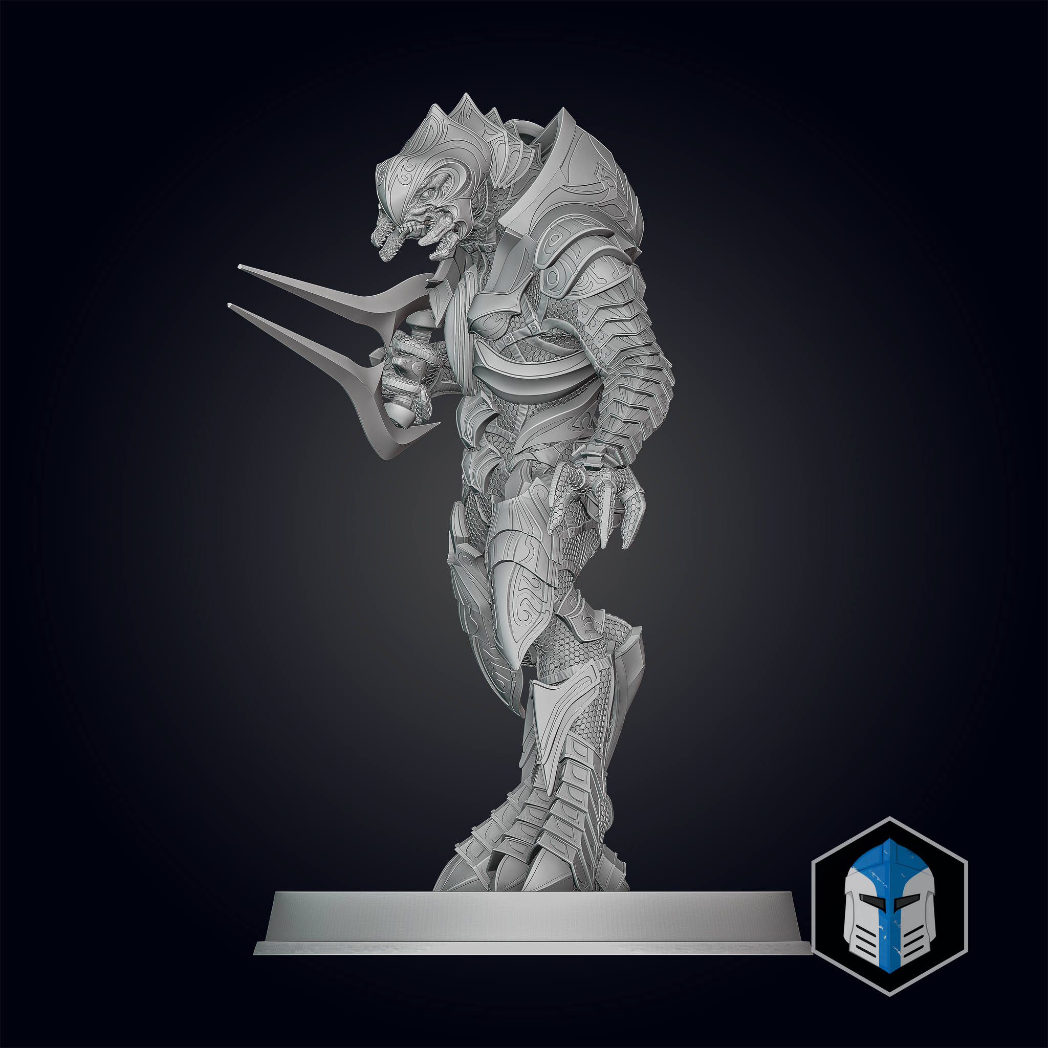 Arbiter Figurine - Pose 1 - 3D Print Files – Galactic Armory