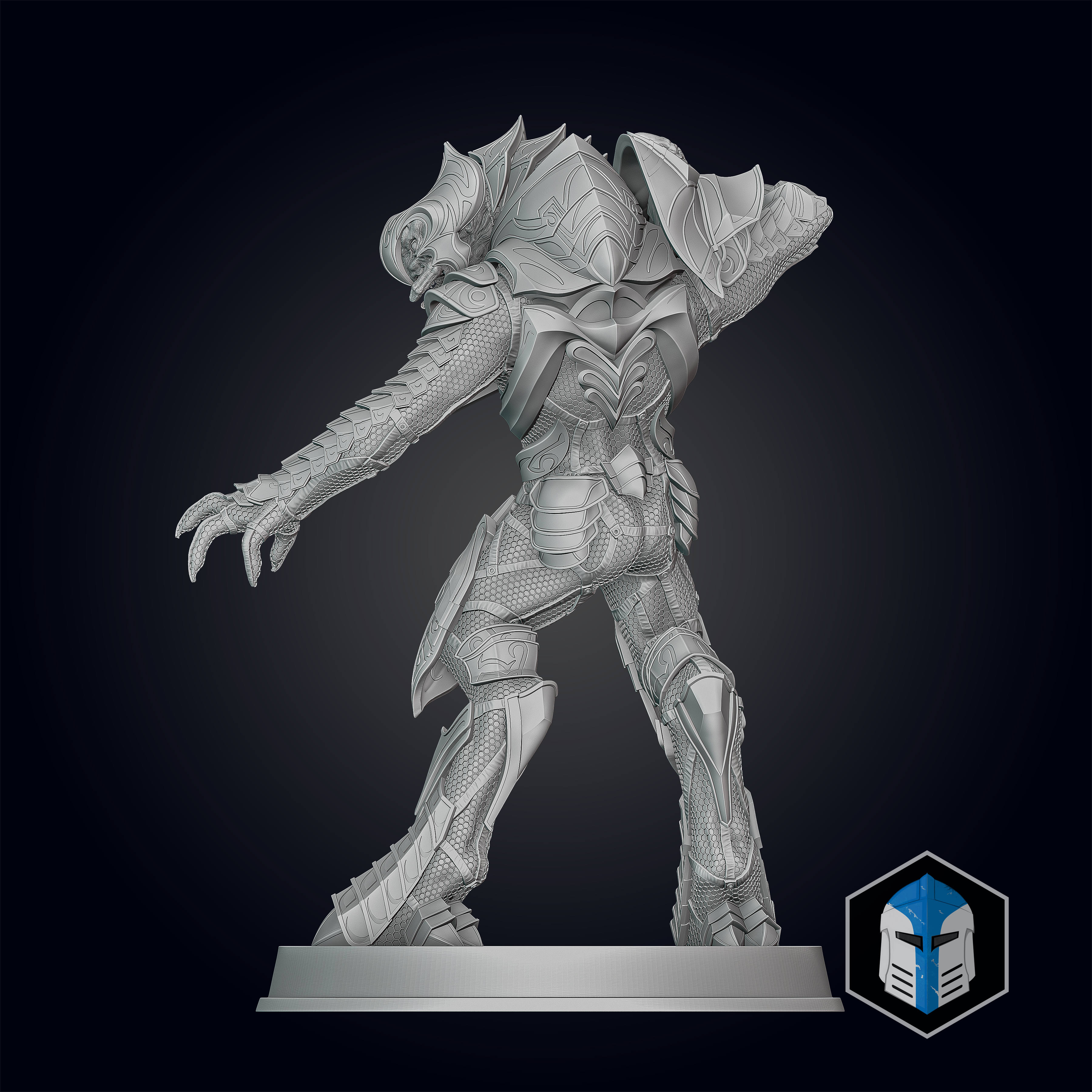 Arbiter Figurine - Pose 2 - 3D Print Files