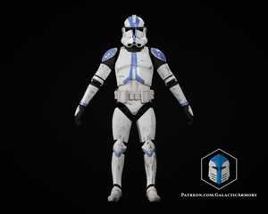 Print-In-Place Articulated Clone Trooper Figurine - 3D Print Files