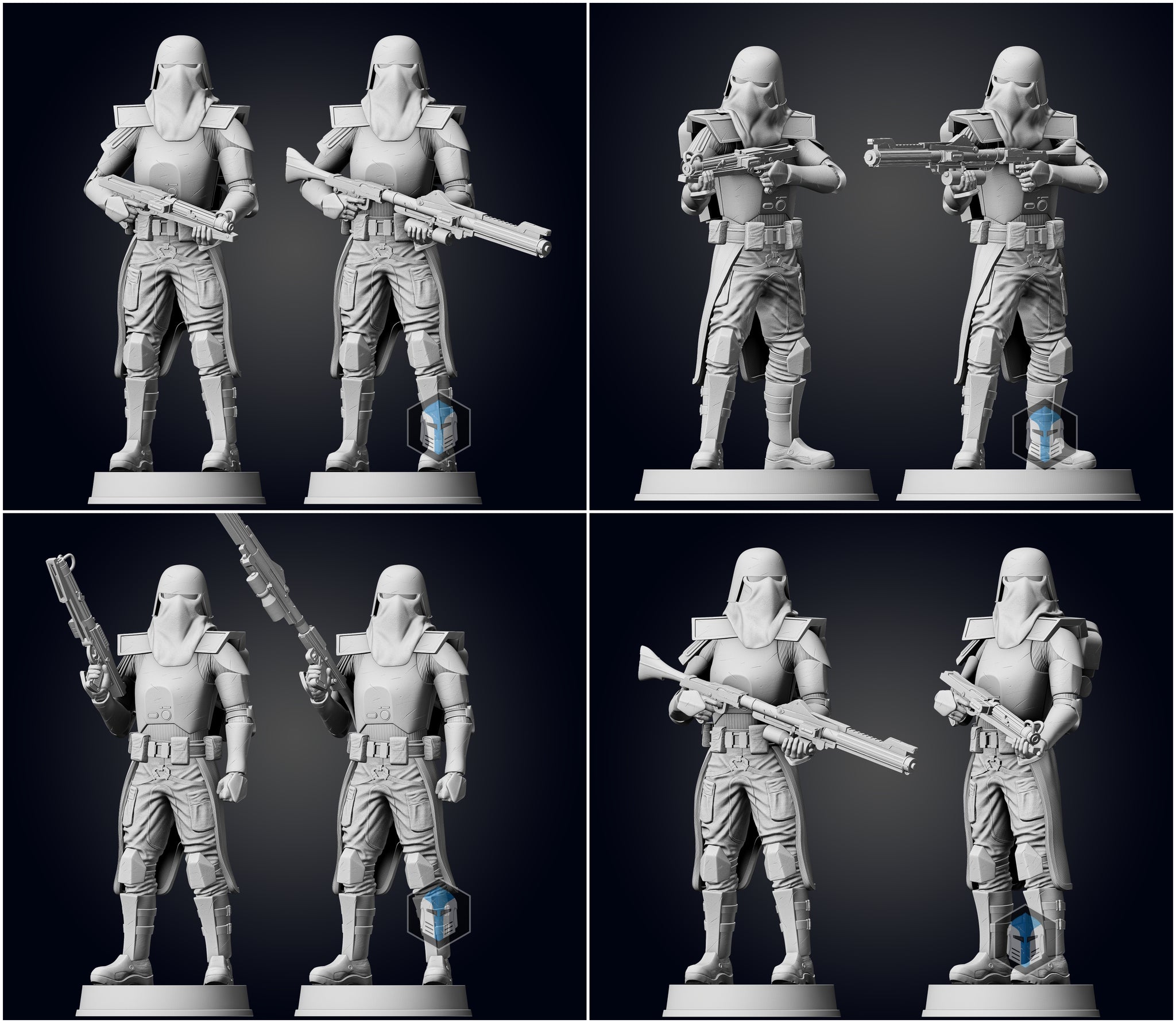 Galactic Marine Figurine - BUNDLE - 3D Print Files – Galactic Armory