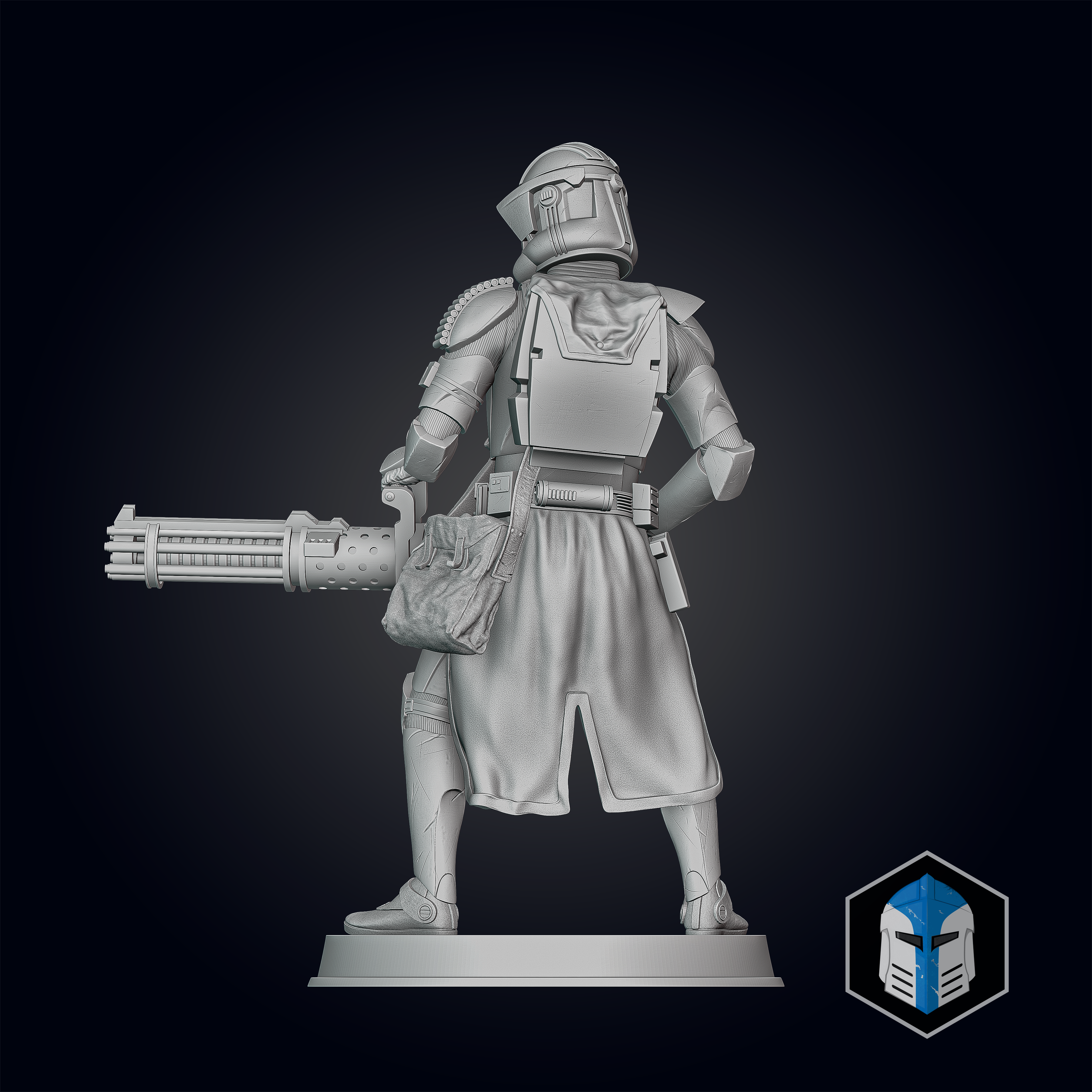 Clone Trooper Figurines - Pose 3 - 3D Print Files