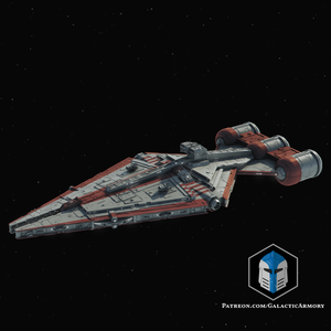 Clone Wars Arquitens Schiff - 3D-Druckdateien