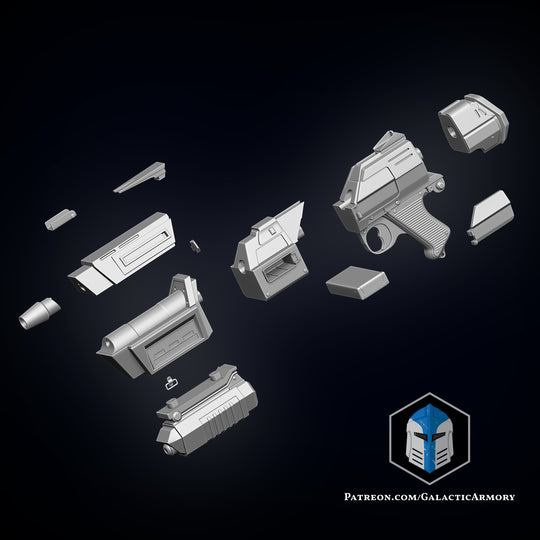 DC-17M Republic Commando Blaster - 3D Print Files – Galactic Armory