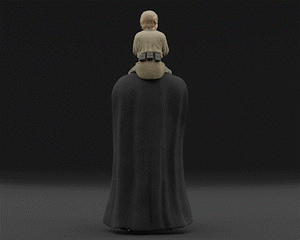 Darth Vader Figurine - Pose 9 - 3D Print Files