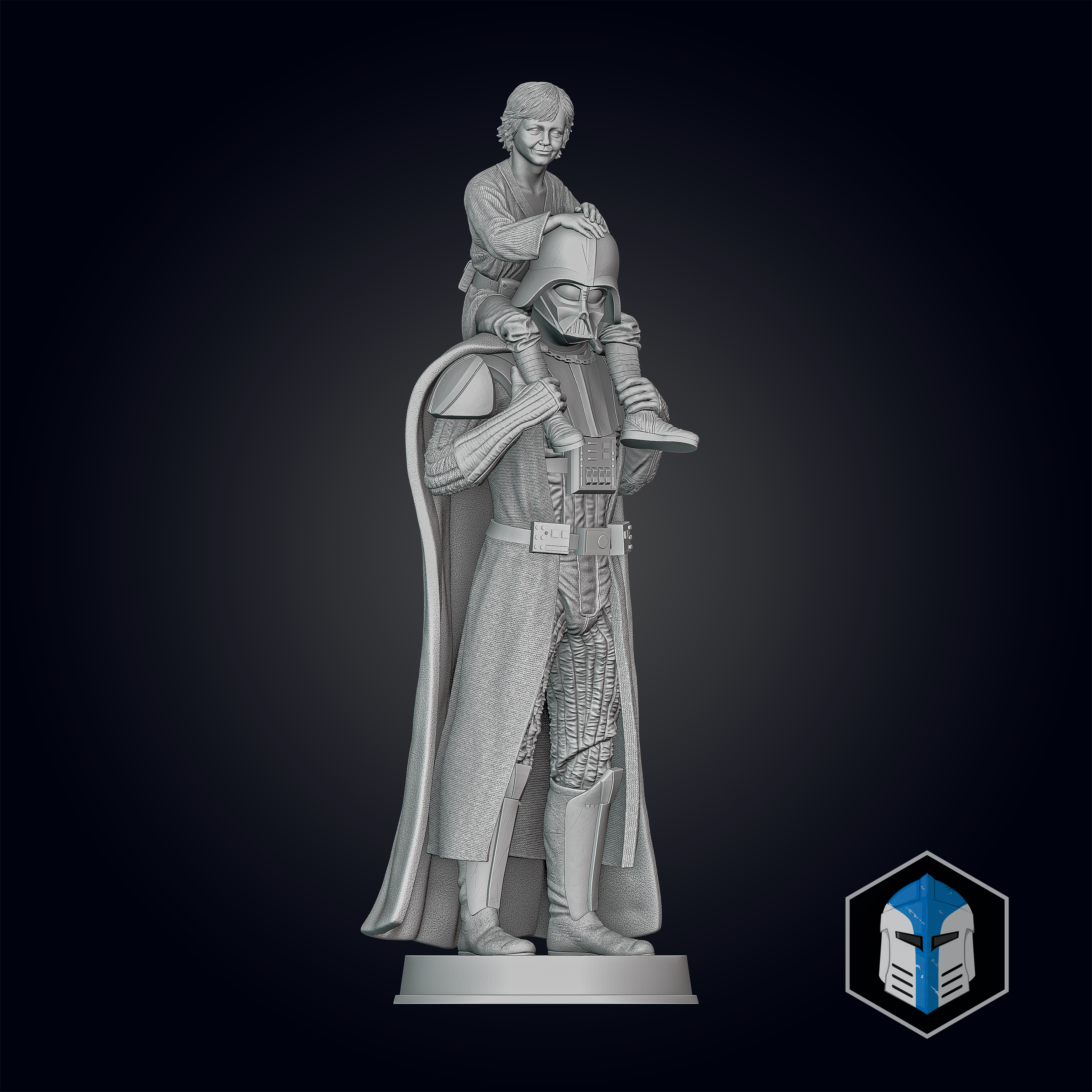 Darth Vader Figurine - Pose 7 - 3D Print Files