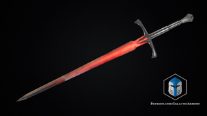 Bartok Medieval Darth Vader Lightsaber Sword - 3D Print Files