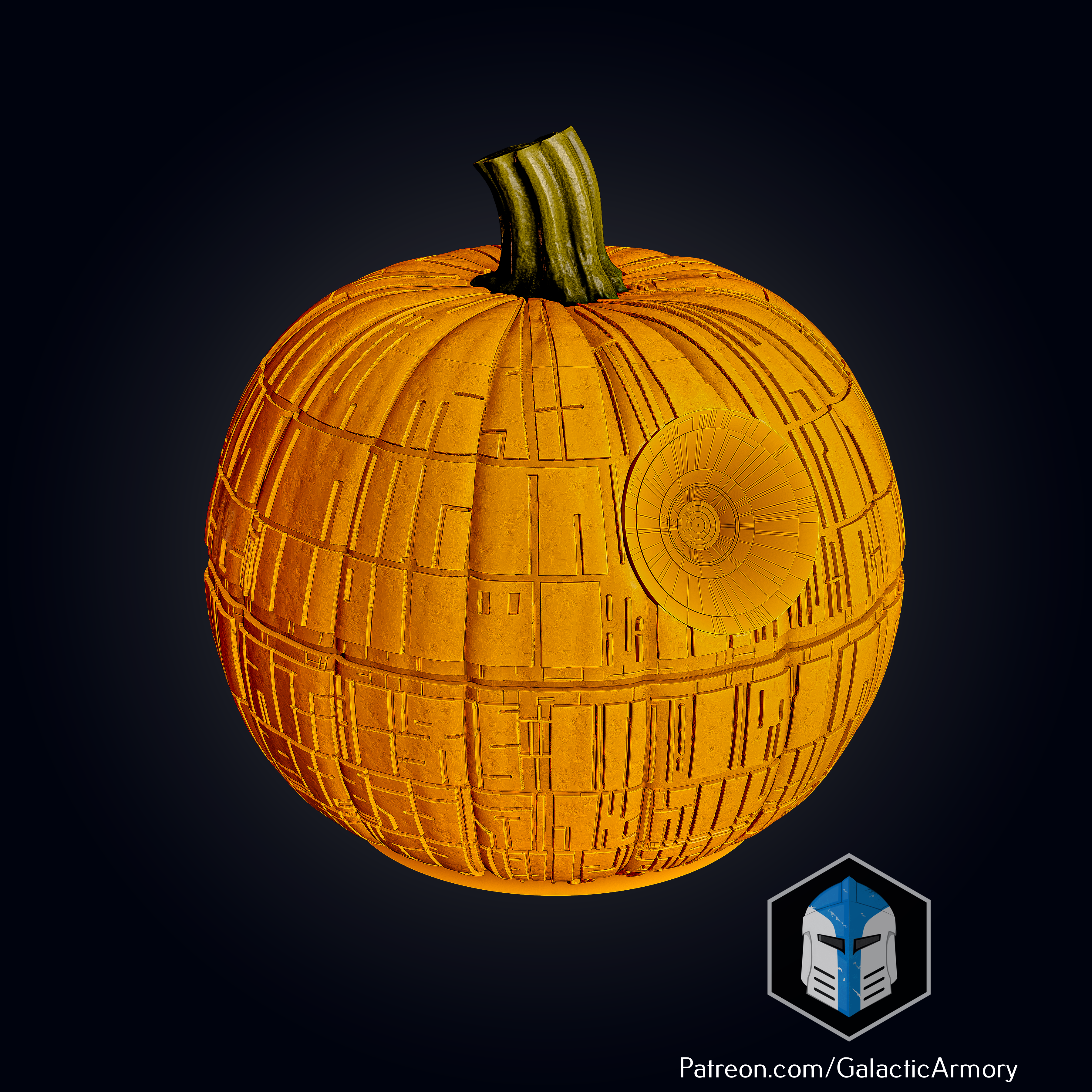 Death Star Pumpkin Candy Bowl - 3D Print Files