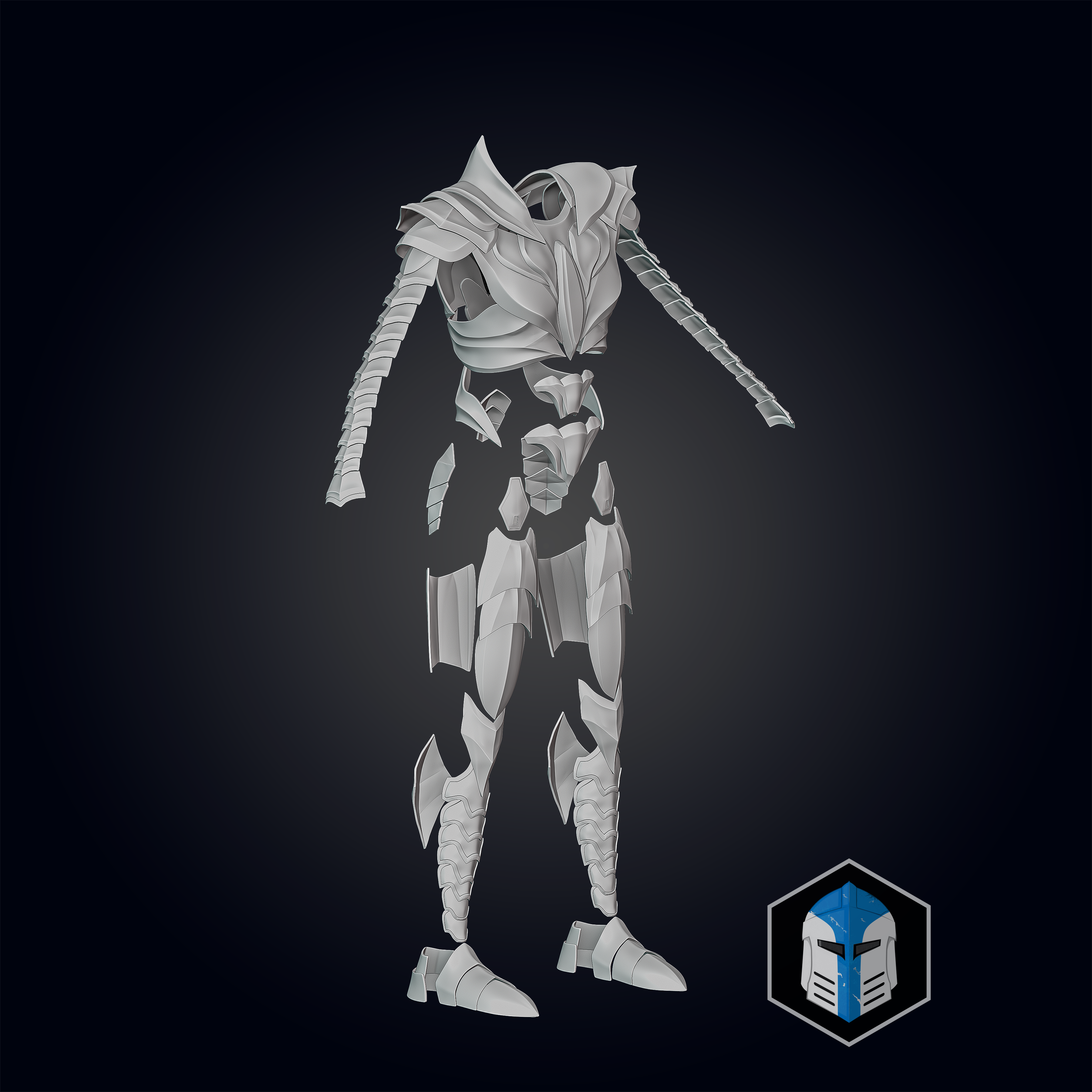 Human Arbiter Halo Armor - 3D Print Files
