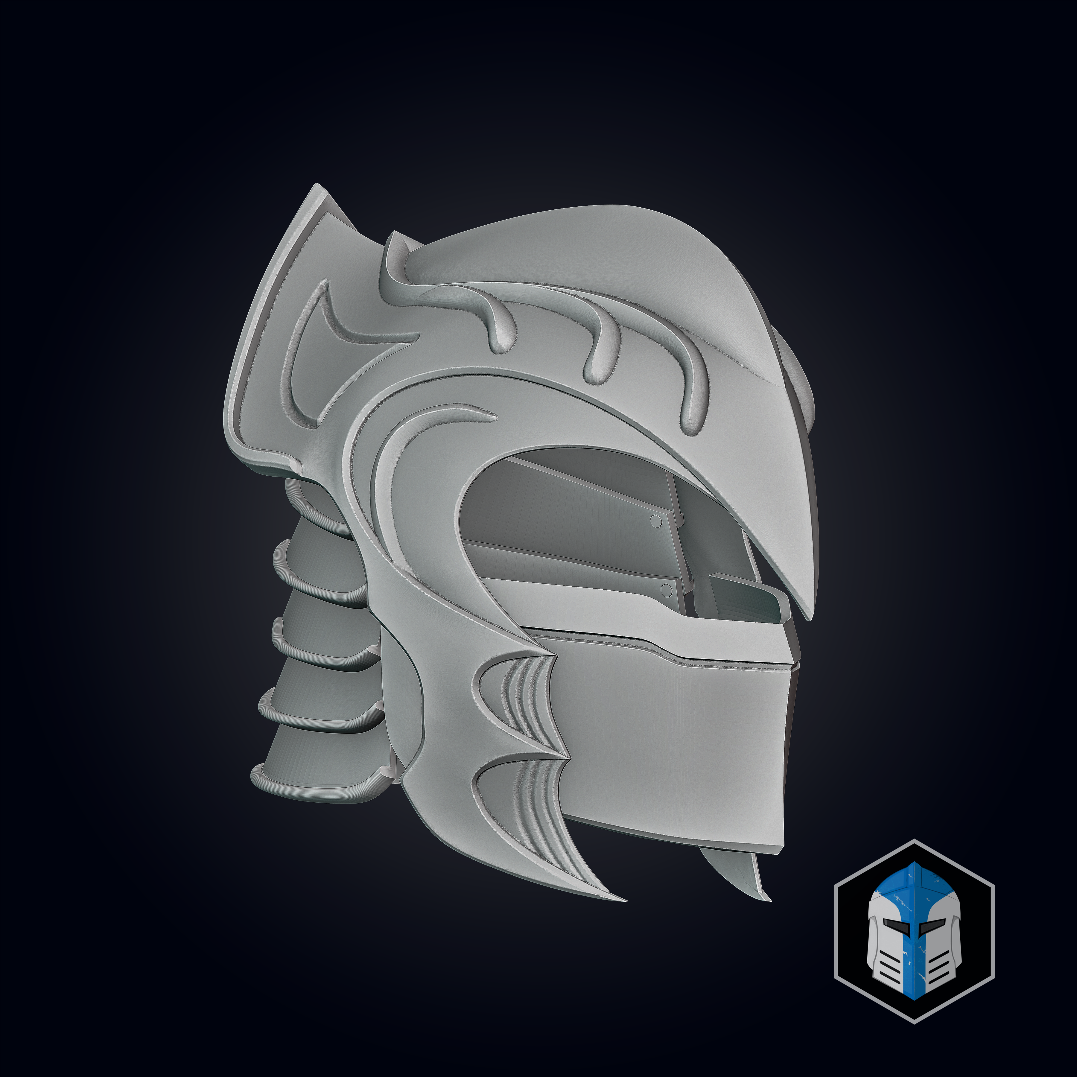 Human Arbiter Halo Helmet - 3D Print Files