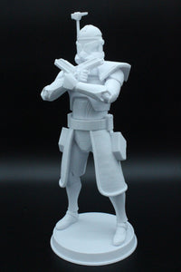 Captain Rex Figurine - Pose 1 - DIY - Galactic Armory