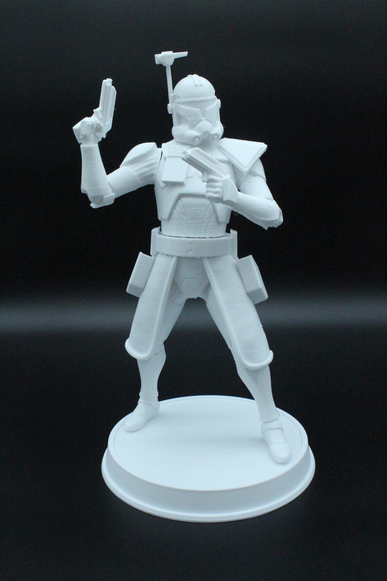 Captain Rex Figurine - Pose 2 - DIY - Galactic Armory