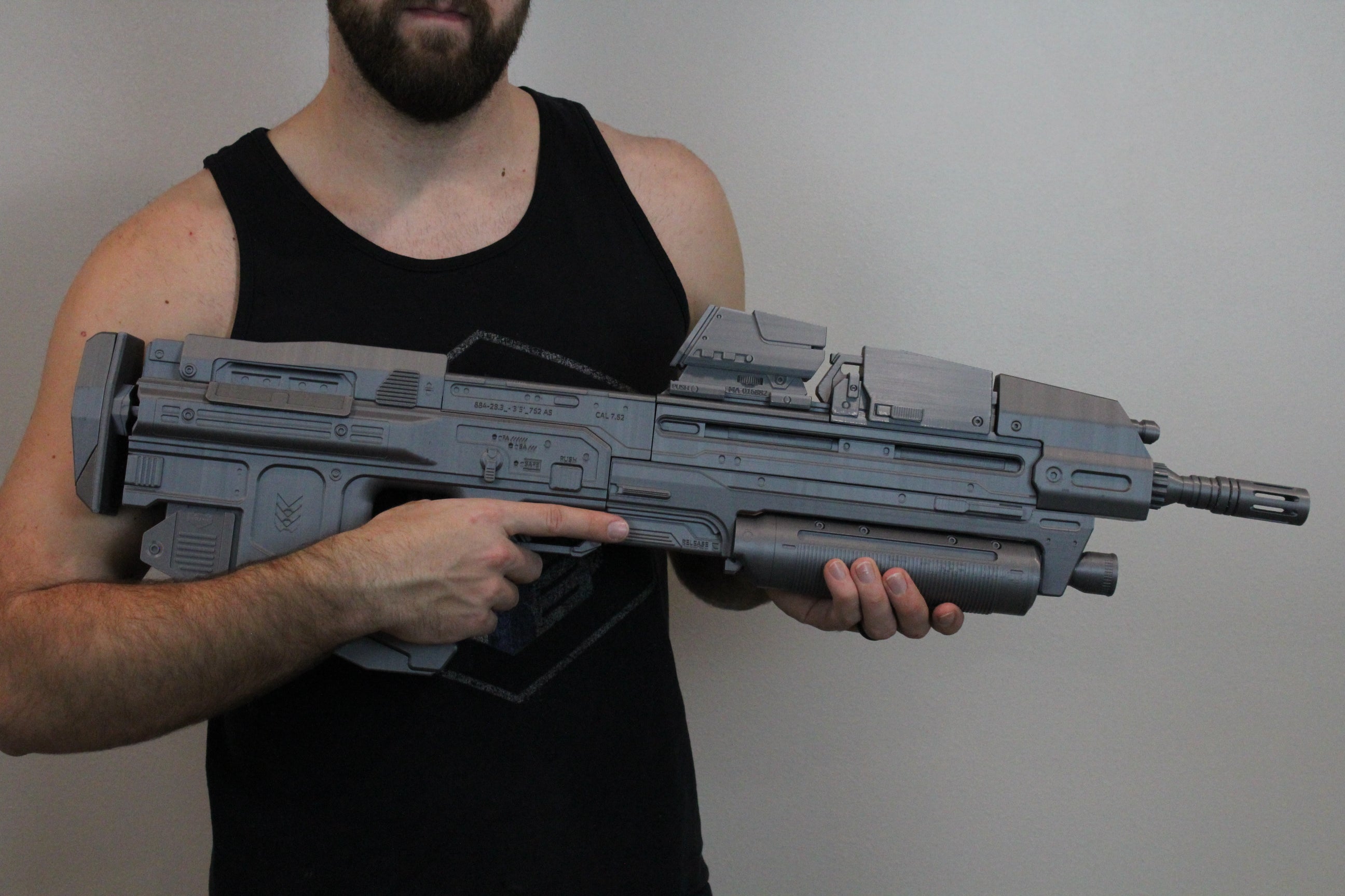 Perfect Battle Rifle Build Halo 4 Binary Rifle Replica