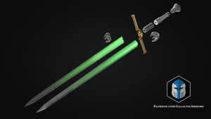 Bartok Medieval Luke Skywalker Sword - 3D Print Files