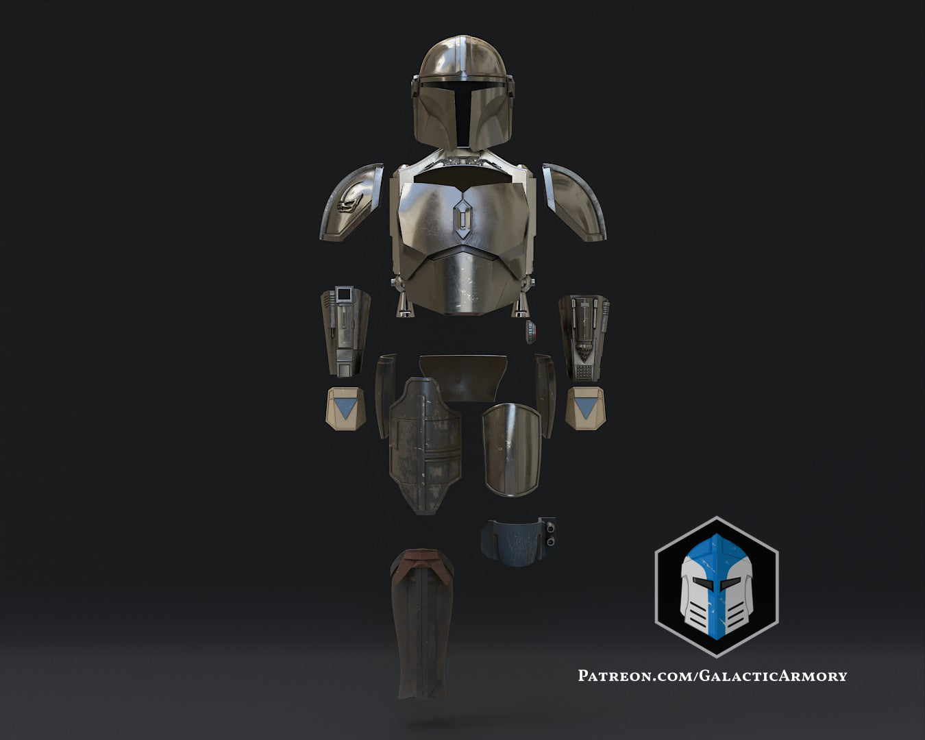 Pure Beskar Mandalorian Beskar Armor - 3D Print Files – Galactic Armory