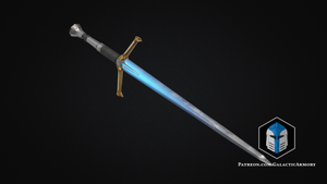 Bartok Medieval Obi-Wan Ep 3 Lightsaber Sword - 3D Print Files