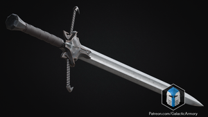 Bartok Medieval Commander Wolffe Sword - 3D Print Files