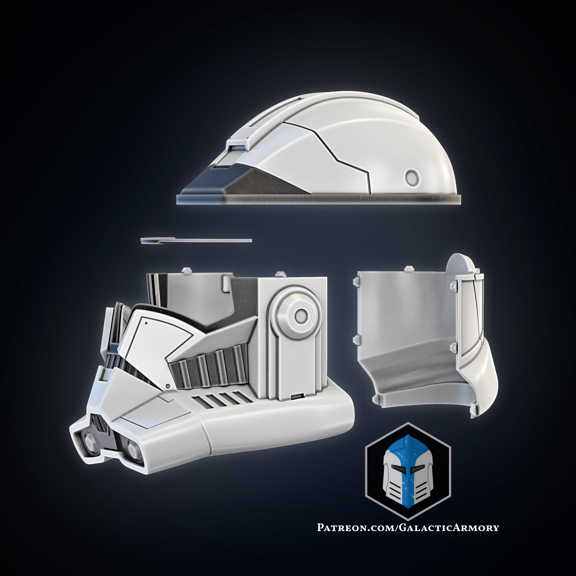 Phase 2 Spartan Mashup Helmet - 3D Print Files
