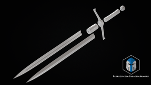 Bartok Medieval Qui-Gon Jin Sword - 3D Print Files