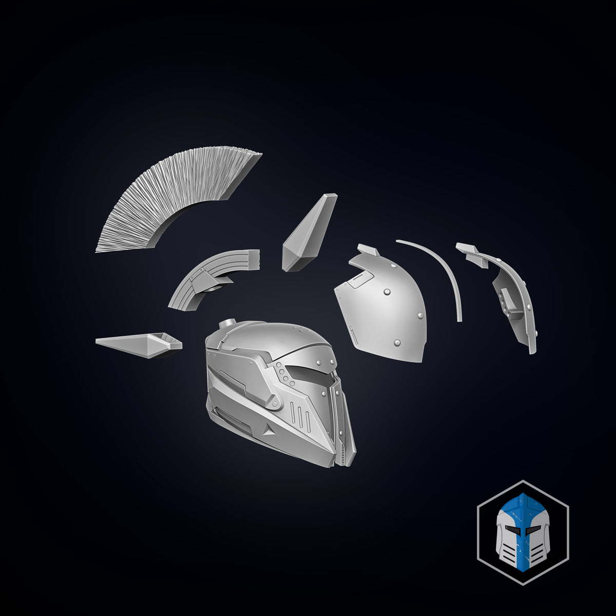 Helm of Saint 14 Helmet - 3D Print Files – Galactic Armory