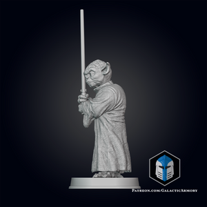 Yoda Figurine - Pose 3 - 3D Print Files - Patreon Exclusive
