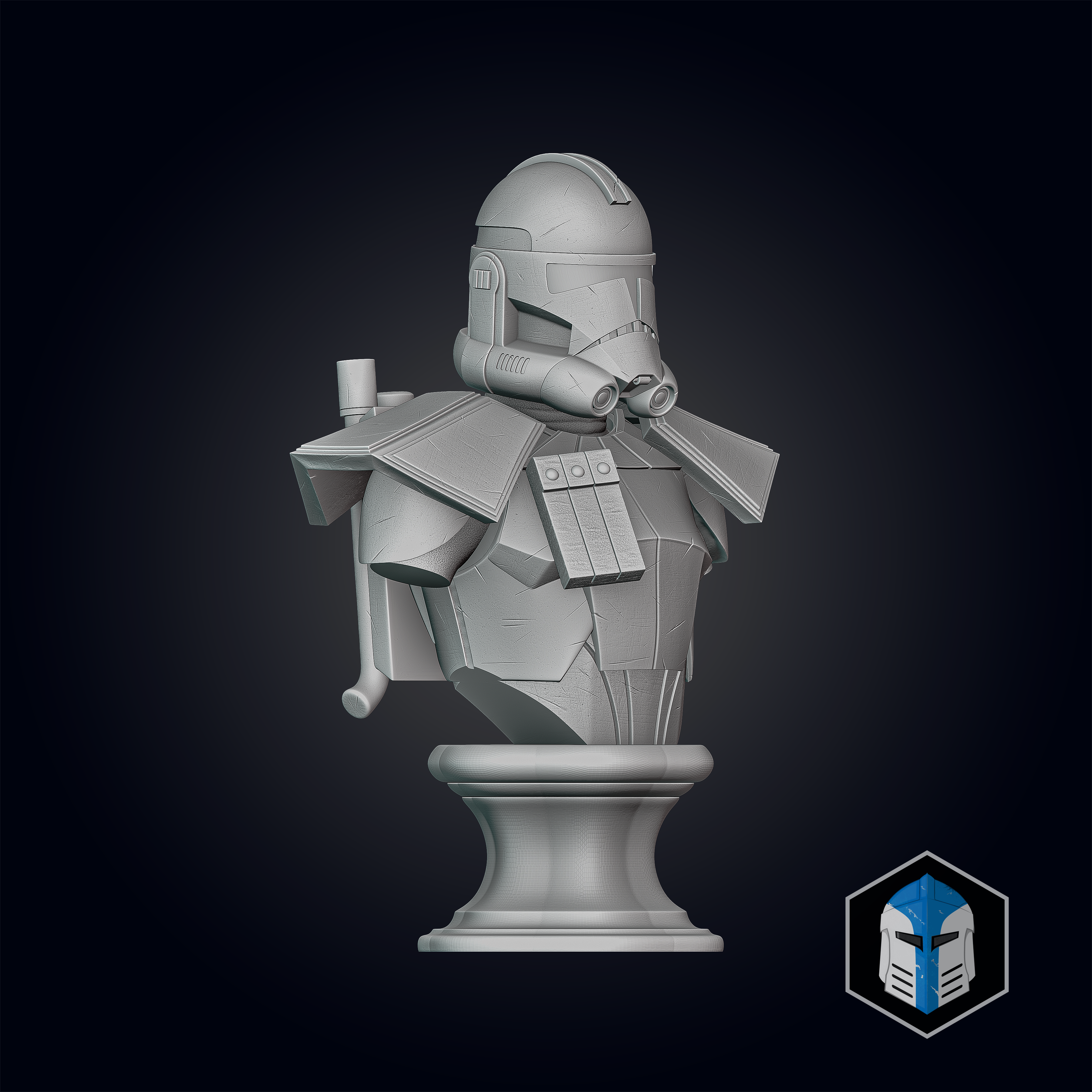 Animated ARC Trooper Bust - 3D Print Files