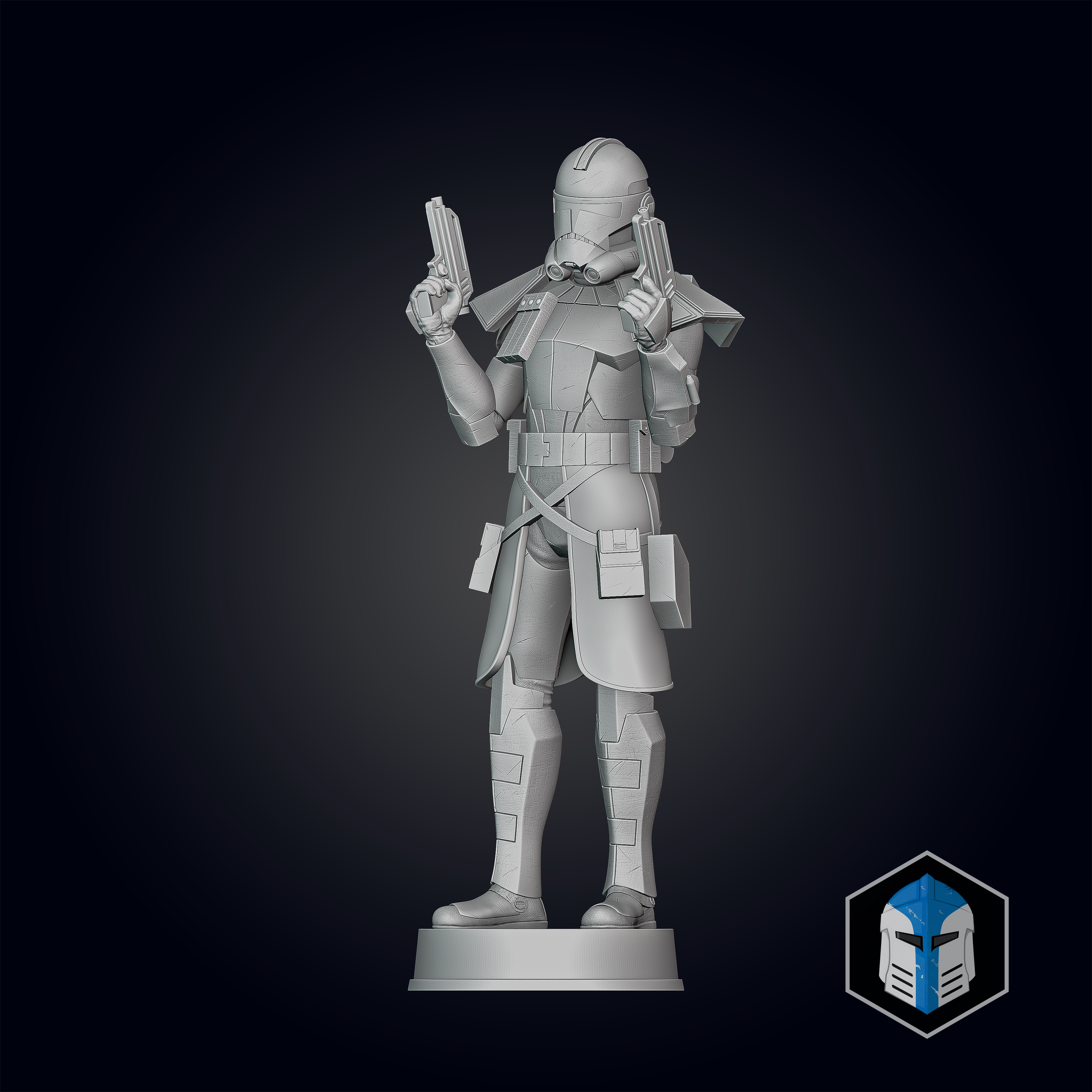 Animated ARC Trooper Figurine - Pose 1 - 3D Print Files