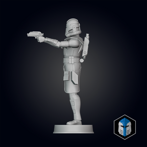 Animated ARC Trooper Figurine - Pose 3 - 3D Print Files