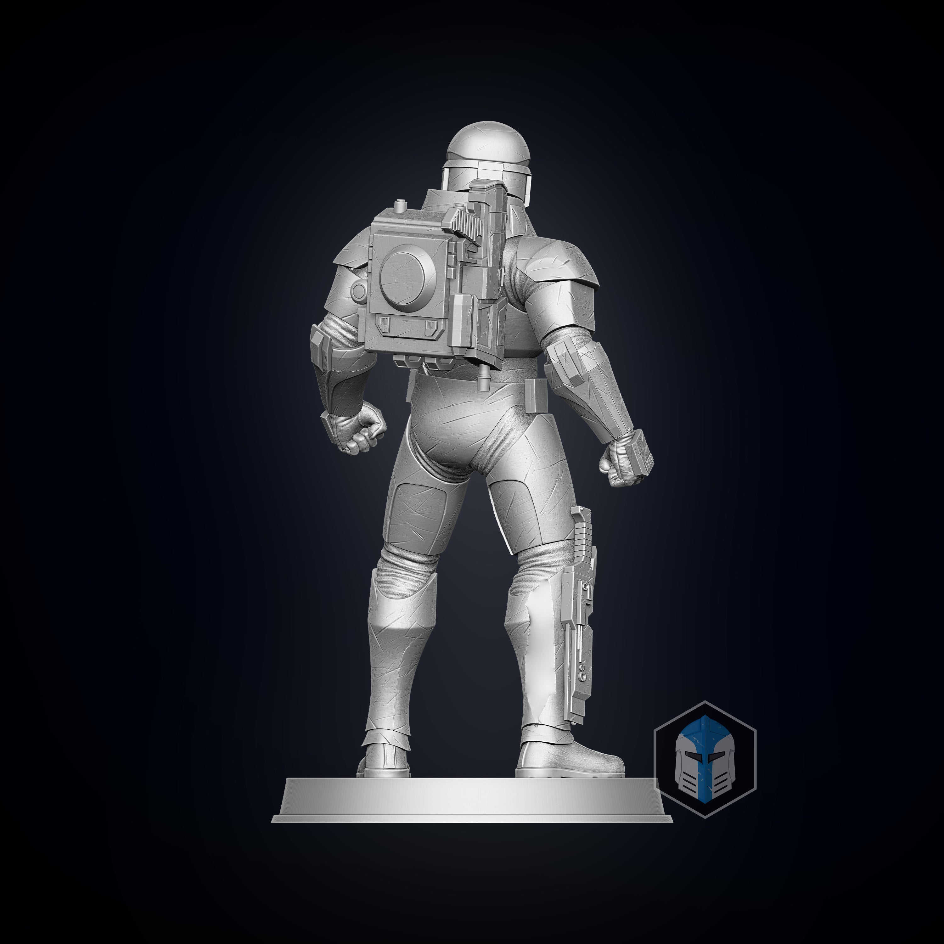 Bad Batch Wrecker Figurine - Pose 6 - 3D Print Files - Galactic Armory