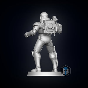 Bad Batch Wrecker Figurine - Pose 2 - 3D Print Files - Galactic Armory