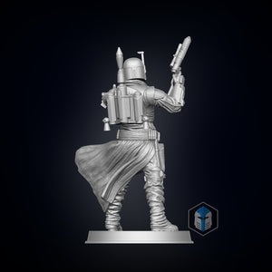 Boba Fett Figurine - Pose 3 - 3D Print Files - Galactic Armory