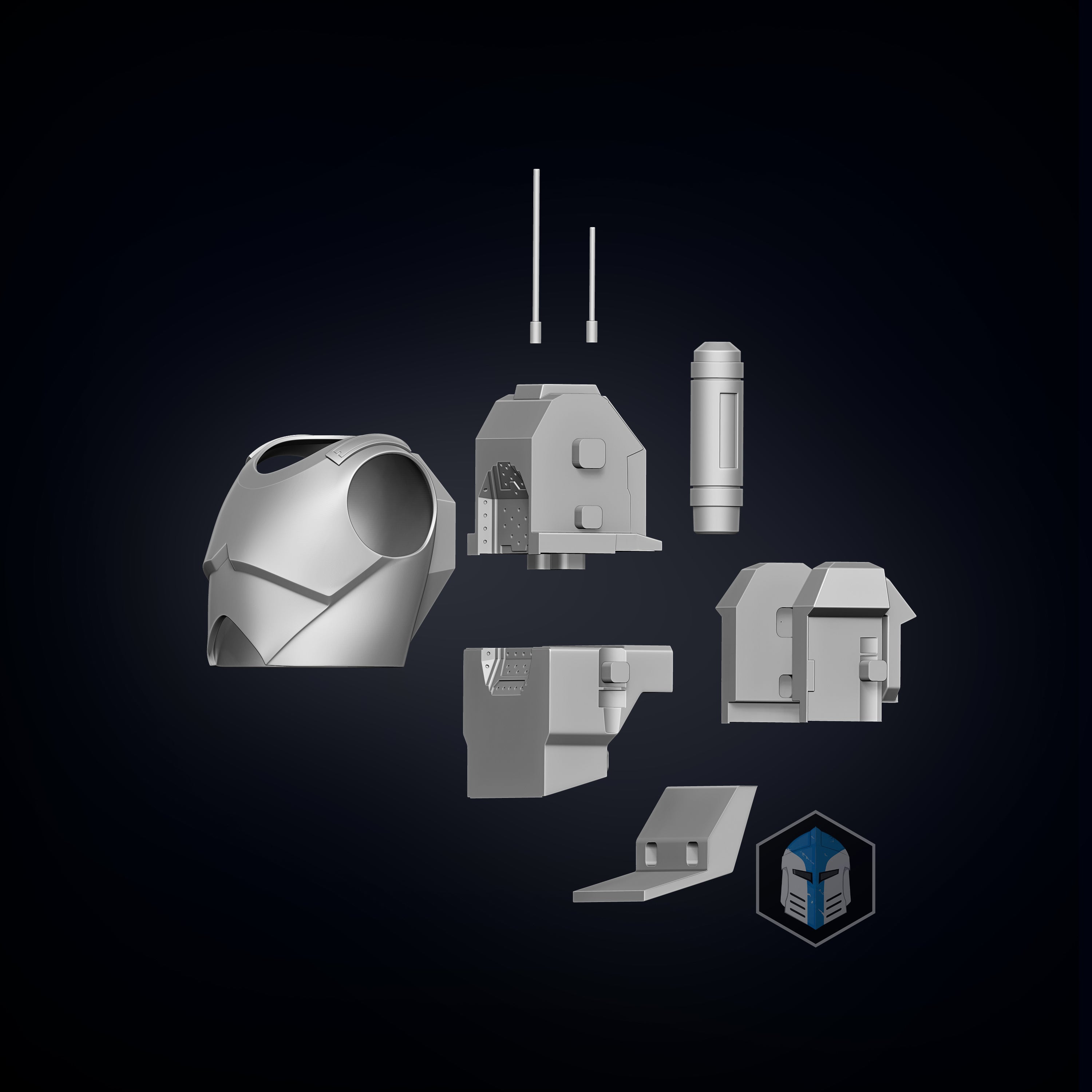 Bad Batch Echo Armor - 3D Print Files - Galactic Armory