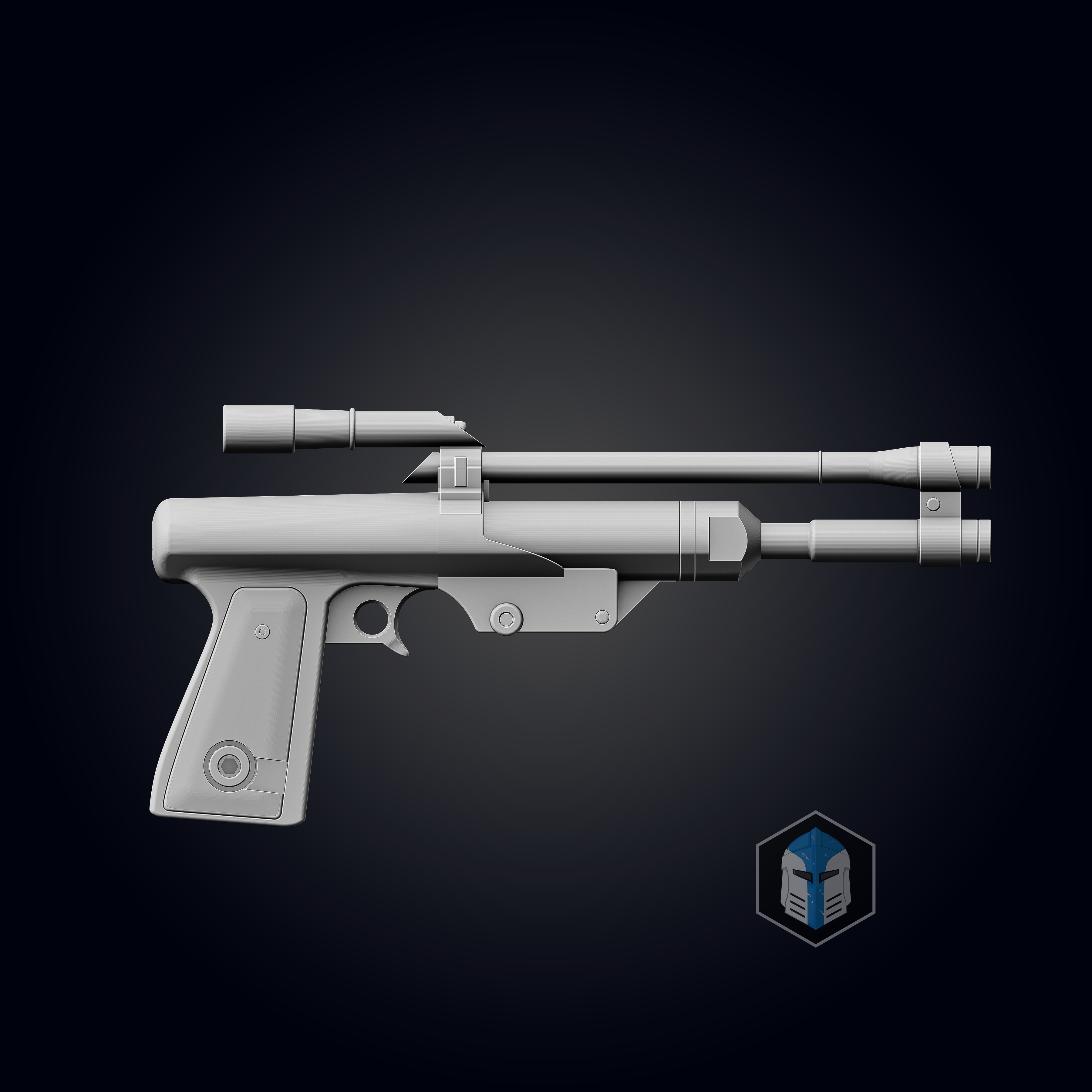 Boba Fett Blaster Pistol 3D Print Files Galactic Armory