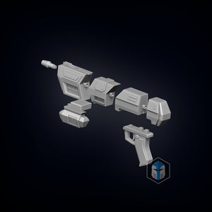 DC-17M Animated Republic Commando Blaster - 3D Print Files - Galactic Armory