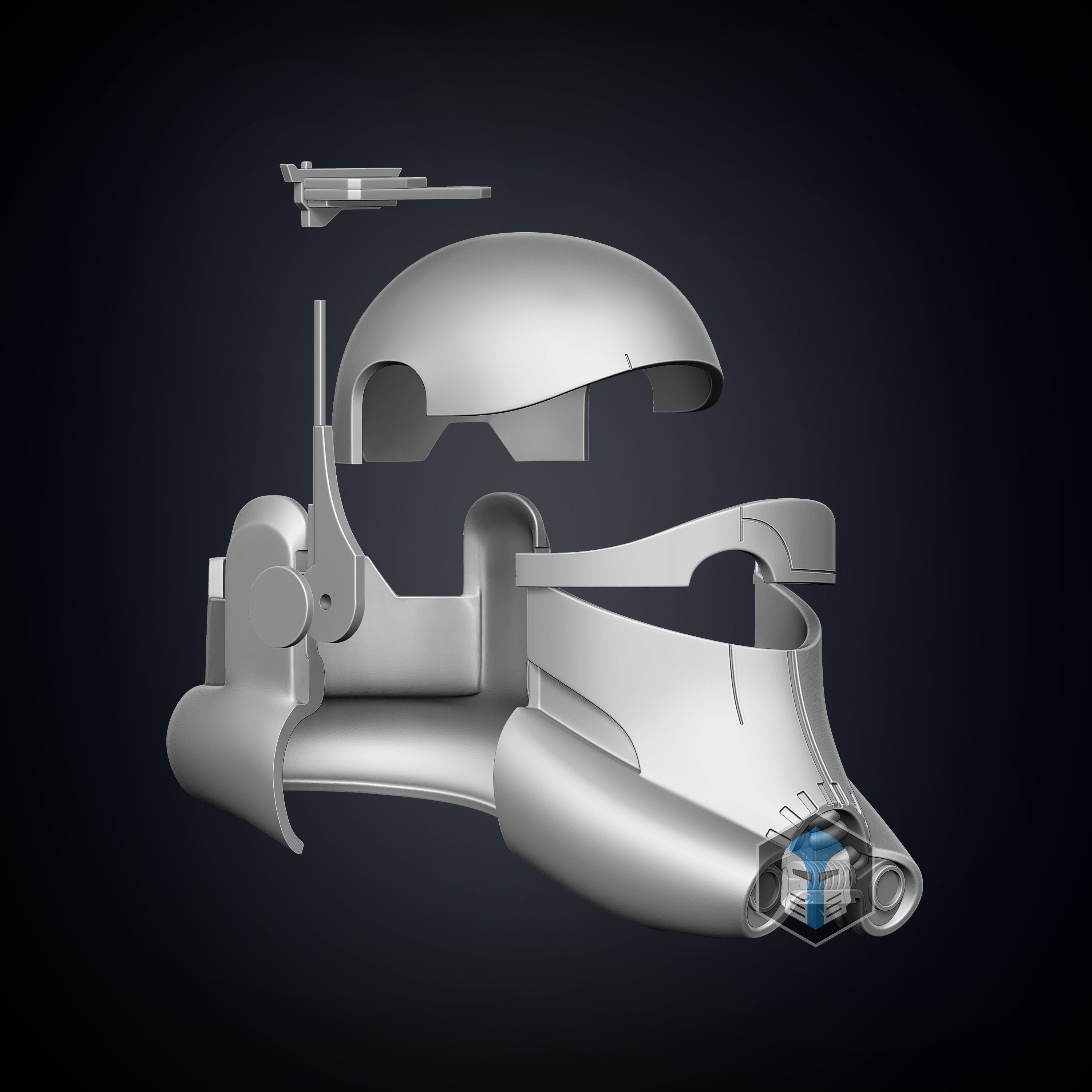 Bad Batch Crosshair Helmet - 3D Print Files - Galactic Armory