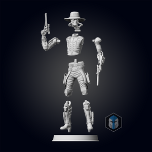 Cad Bane Figurine - Pose 2 - 3D Print Files - Galactic Armory