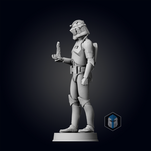 Commander Cody Figurine - Pose 4 - 3D Print Files - Galactic Armory